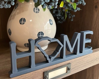 South Carolina HOME Tabletop Sign | 3D Printed Home Decor