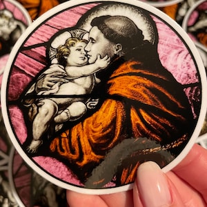 St. Anthony of Padua 3" vinyl sticker | Catholic Saint of Lost Articles