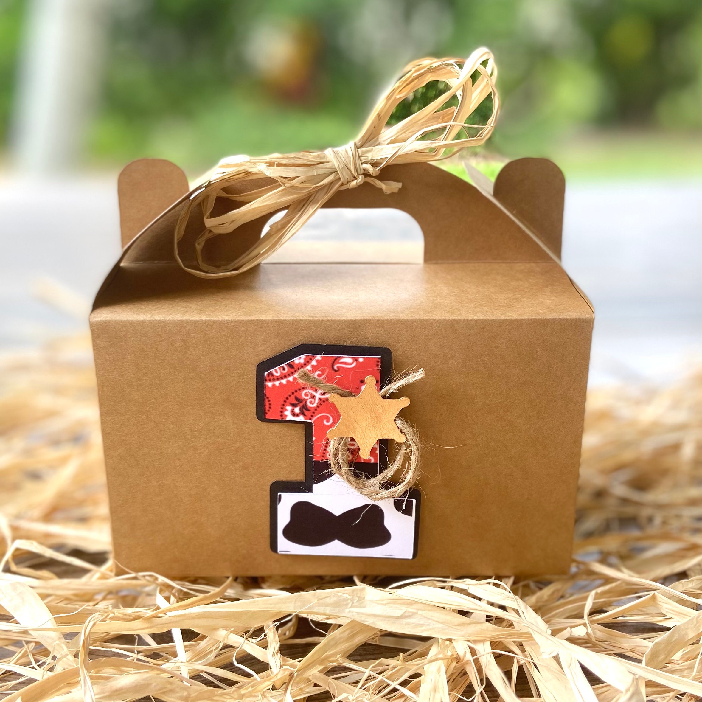 Box Rodeo Personalized Cowboy Favor Boxes, My First Rodeo Favor Boxes, Western ...