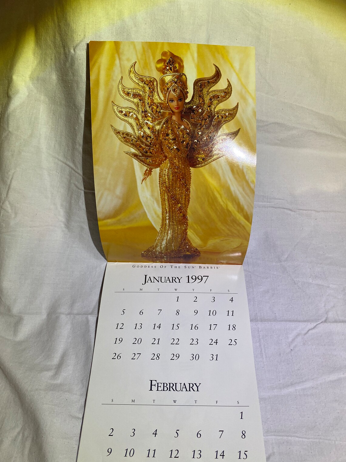 1997 Barbie Calendar Etsy