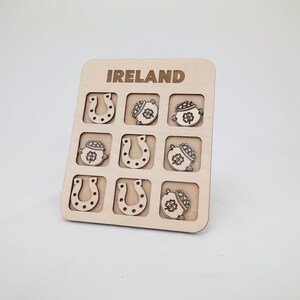 Tic Tac Brain Teaser Puzzle Game for Coffee Tables, Family Rooms, Gift for Him, Gift for Her, Students, Office Toy, Game Room