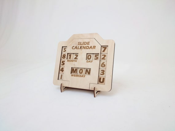 Daily Calendar Brain Teaser Puzzle - Etsy