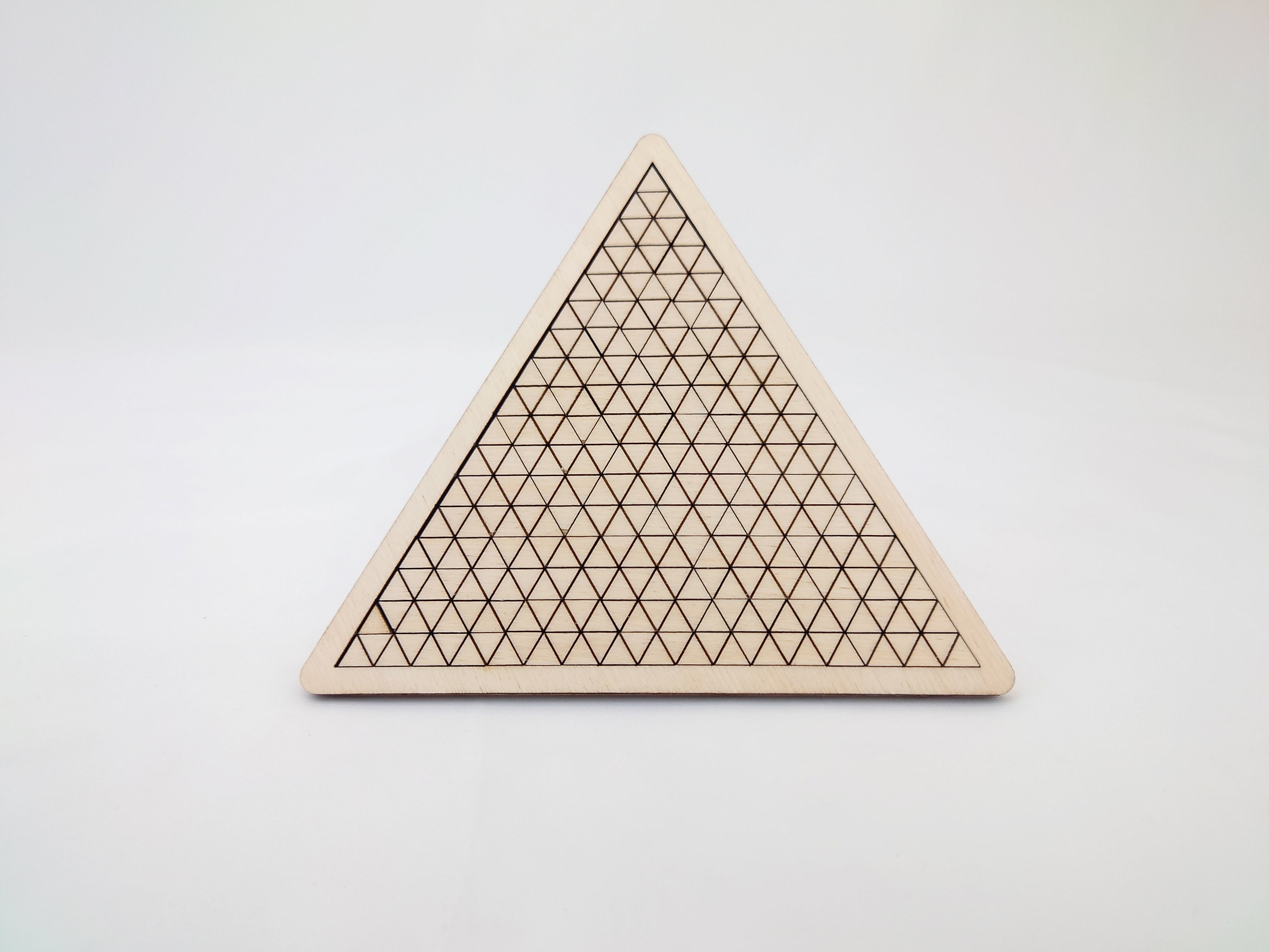 Triangle Brain Teaser Puzzle Game for Coffee Tables, Family Rooms, Gift ...