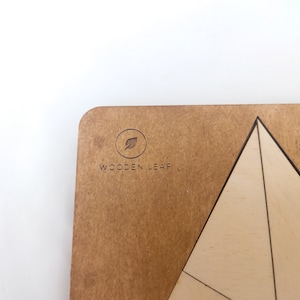 Triangle Puzzle Brain Teaser Etsy