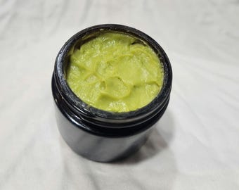 Manteca batida vegana para barba, karité y mango, hidratante para barba (28 g)