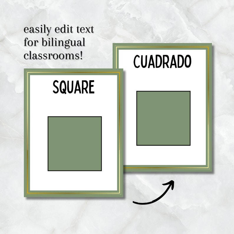 Greenery Math Posters | Classroom Decor - Etsy