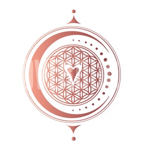 LOVE / PINK EDITION / Valentines Gift / Vector Graphic / Digital Download / Digital Print / Sacred Geometry / Celestial / Spiritual