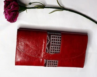 Wallet Pouch 100% LEATHER / Gift/Storage/ Card holder/ Checkbook holder