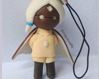 Baby Moth Keychain Sky Children of the light Sky COTL mini clay figure