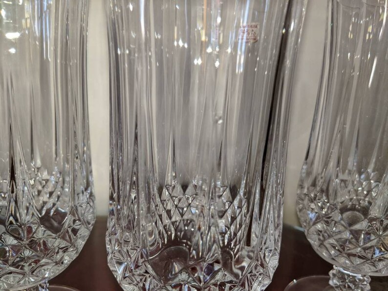Crystal D'arques Vintage Water Iced Tea Glasses Etsy