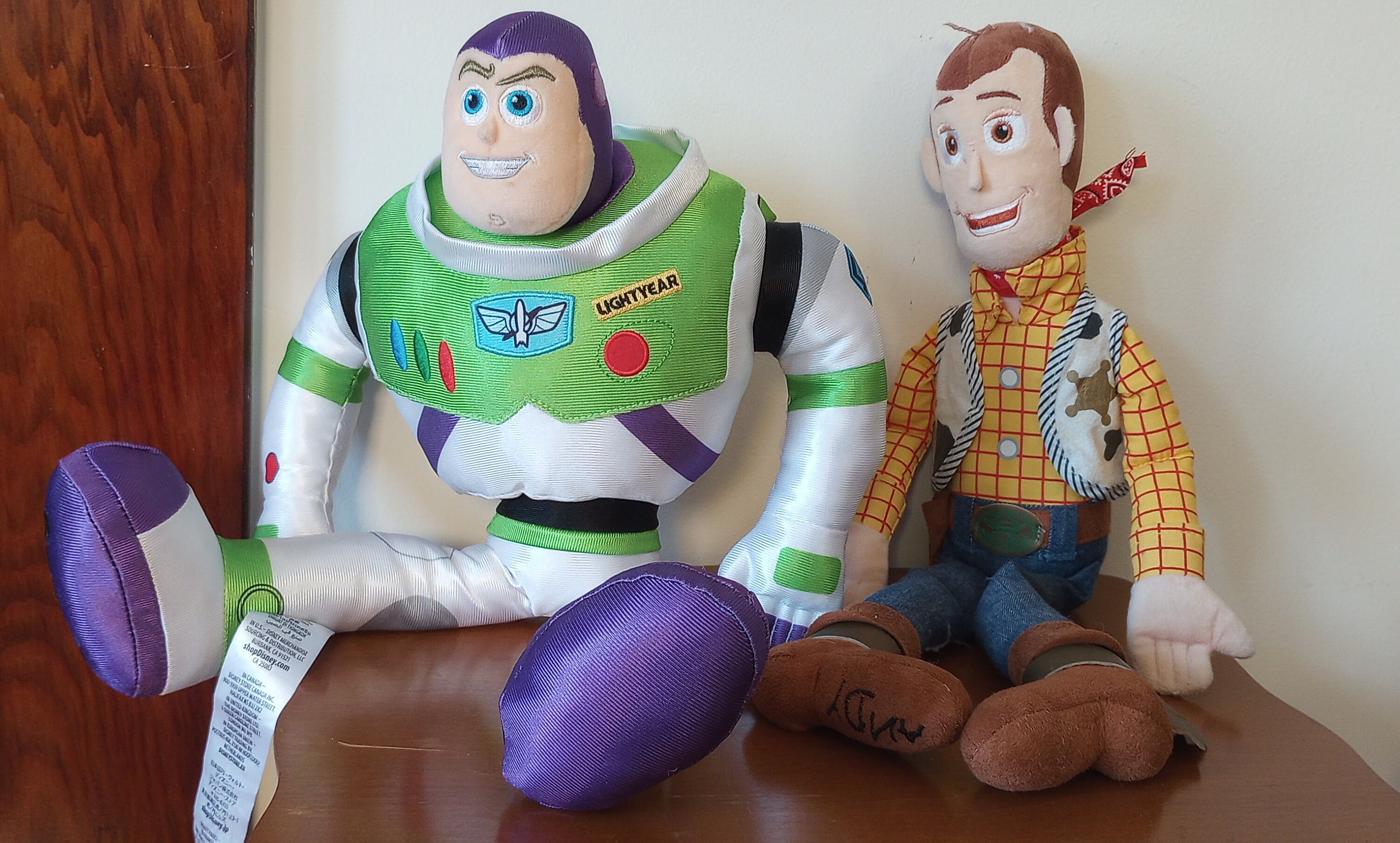 Vintage Toy Story Movie Andy and Buzz Light-year Bonnie Plush 