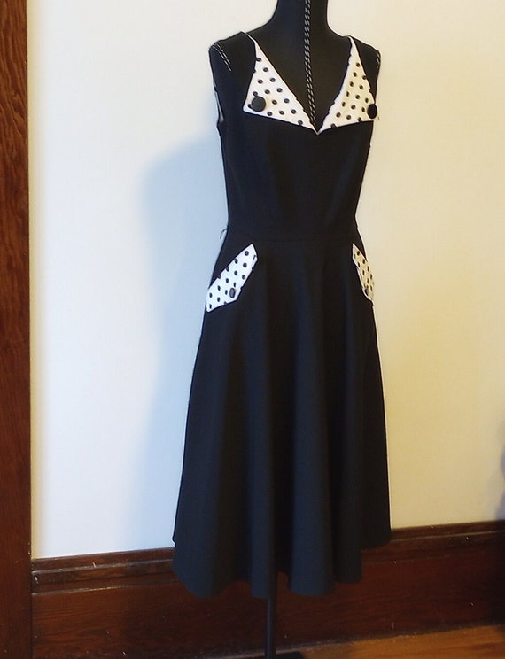 Vintage Tatyana Retro Style A-Line Midi Dress-Med… - image 5