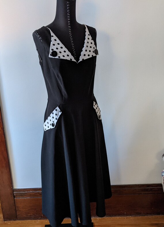 Vintage Tatyana Retro Style A-Line Midi Dress-Med… - image 2