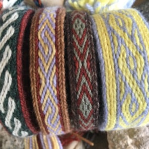 Tablet Weaving Pieces - Twist&Turn Patterns