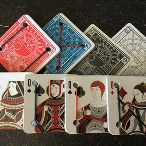 Tablet Weaving Cards: Upcycled Playing Card Set (2.25 in)