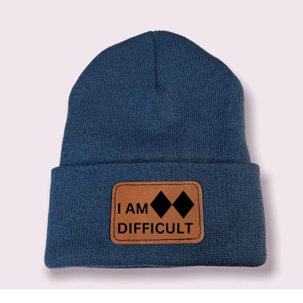 Black Diamond, Snowboard beanie, ski beanie, funny beanie, adult humor, Spring break beanie, Ski humor, snowboard humor