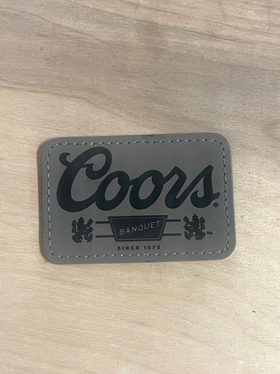 Custom Leather Patches | Heat Transfer Iron On Leather | Glue on Patch | |  Laser Engraved Leather Patches