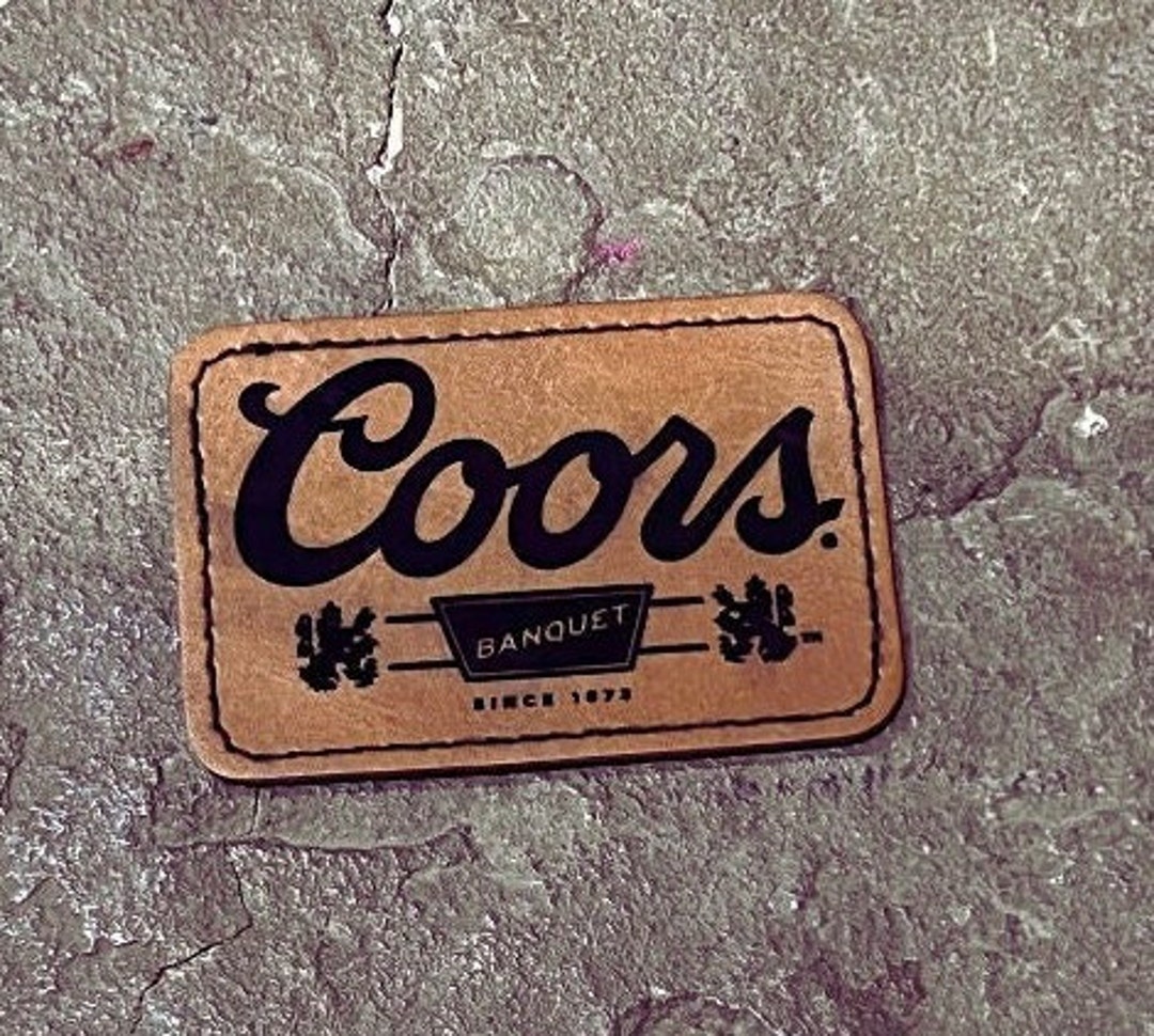 Custom Leather Patches, Heat Transfer Iron on Leather, Glue on Patch