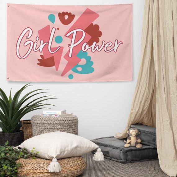 Girl Power Flag Etsy