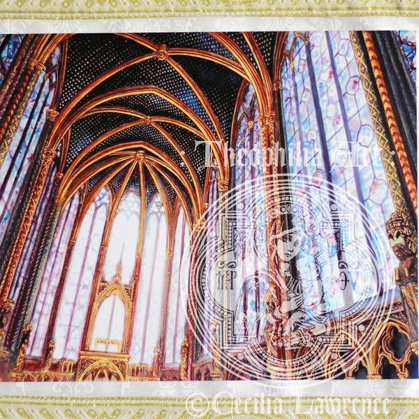 Sainte-Chapelle - Theophilia Catholic art print