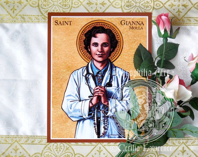St. Gianna Molla - Etsy