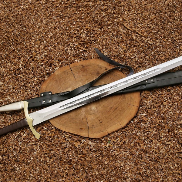 Épée faite main | Épée personnalisée sacrée forgée de chevalier templier | Épée prête au combat | cadeaux chrétiens | cadeau de Pâques