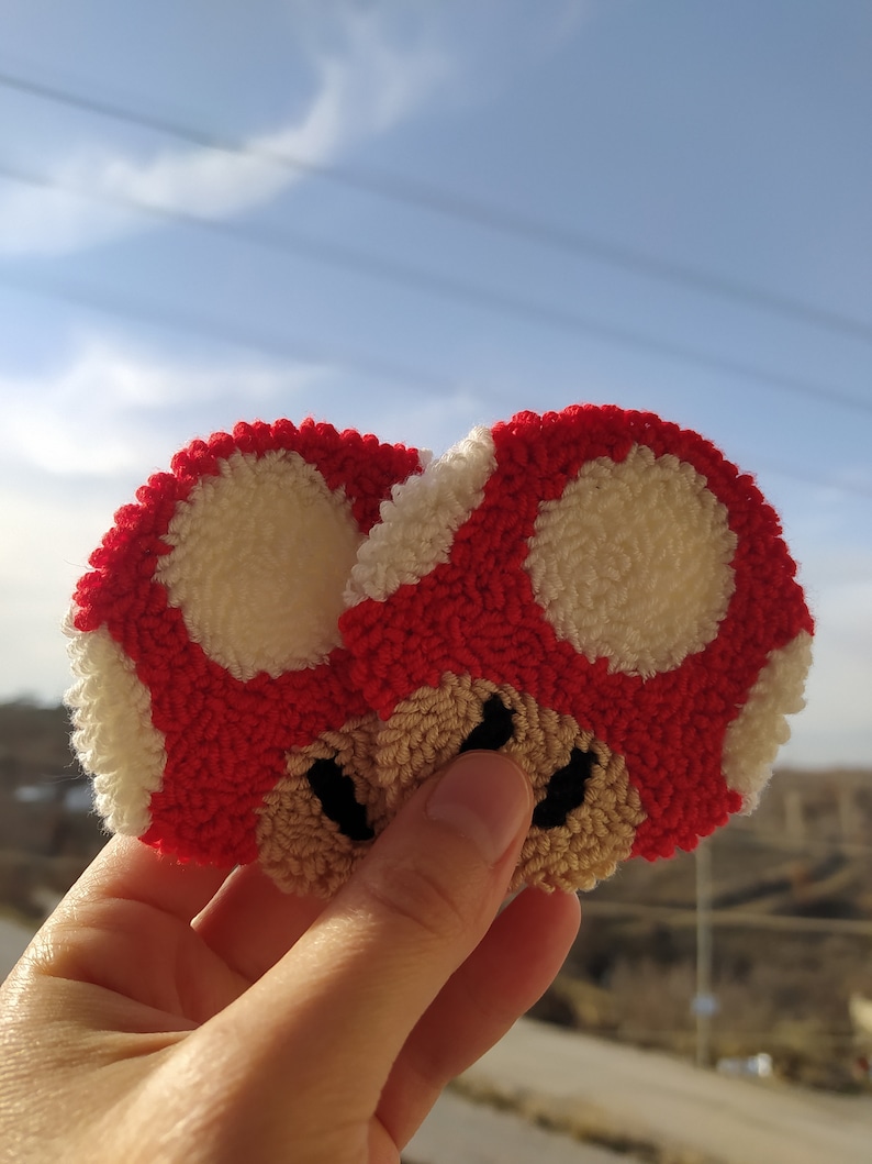 Set of 2 Car Coaster Pink Car Accessories Kirby Car Etsy