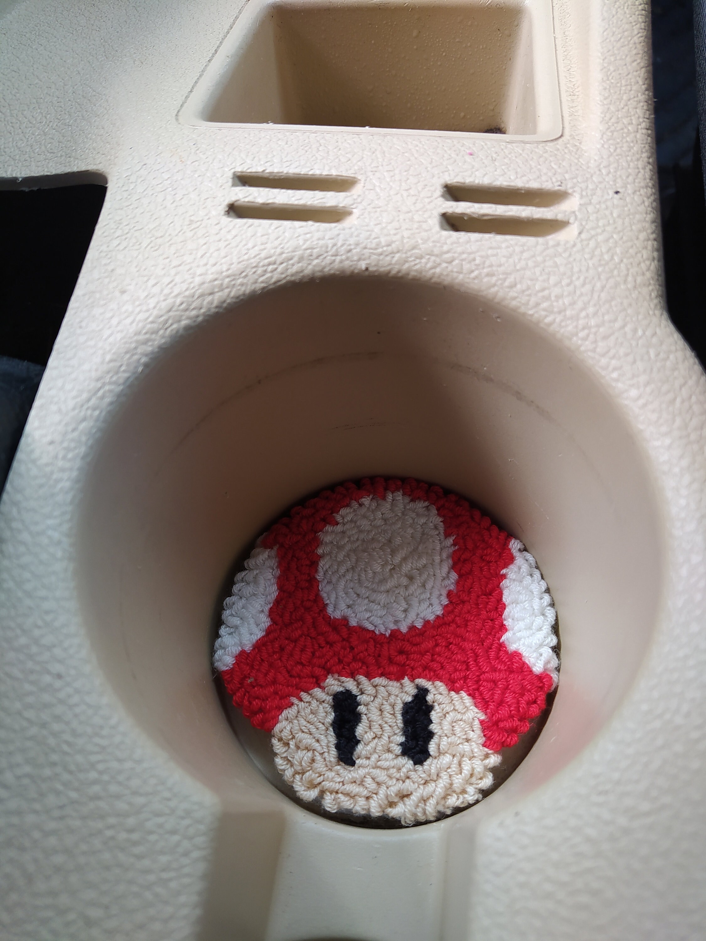 Set of 2 Car Coaster, Pink Car Accessories, Kirby Car Accessories, New Car Gift, Car Accessories