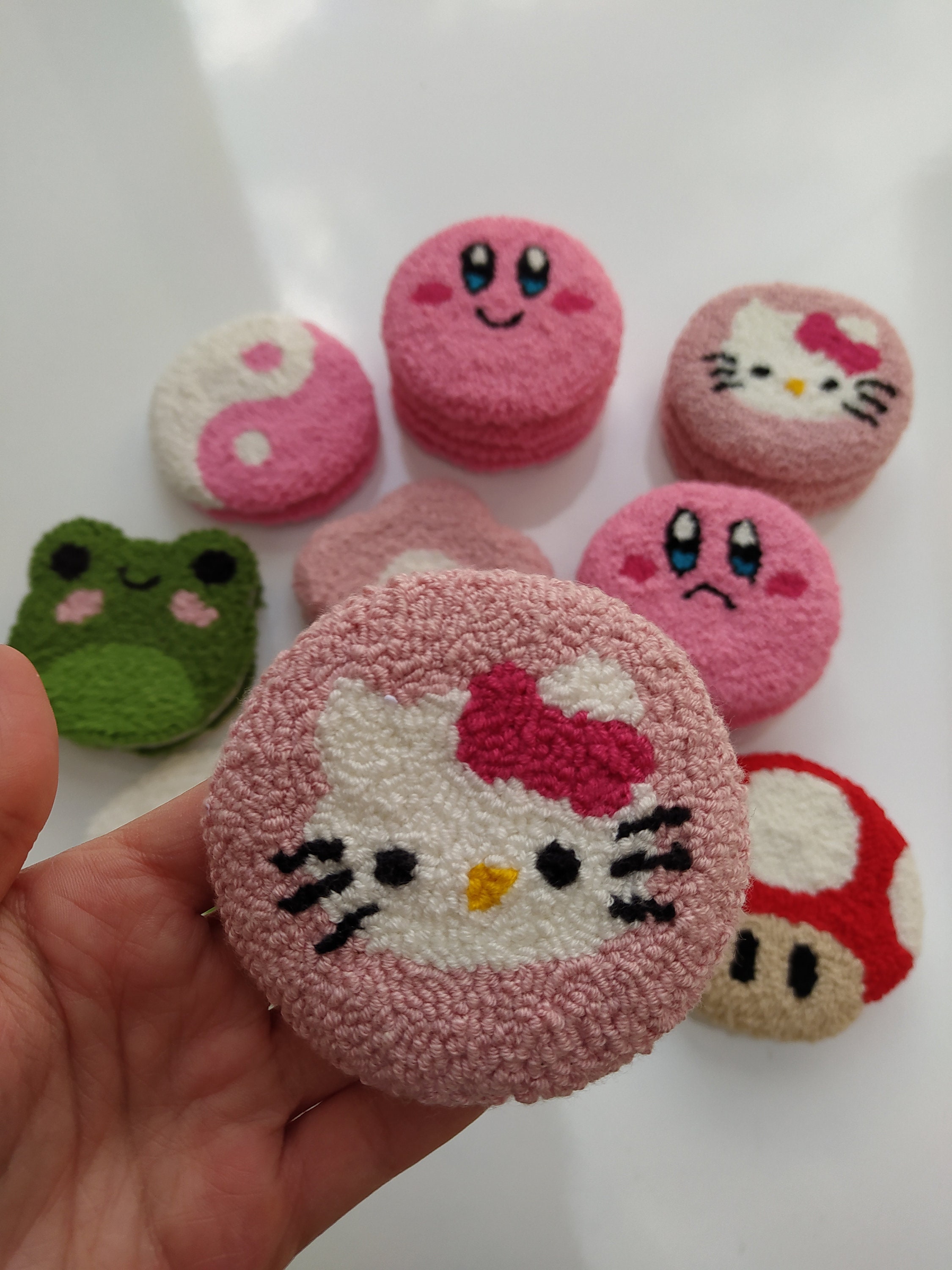 Pink Car Accessories, Set of 2 Car Coaster, Car Accessories for Women