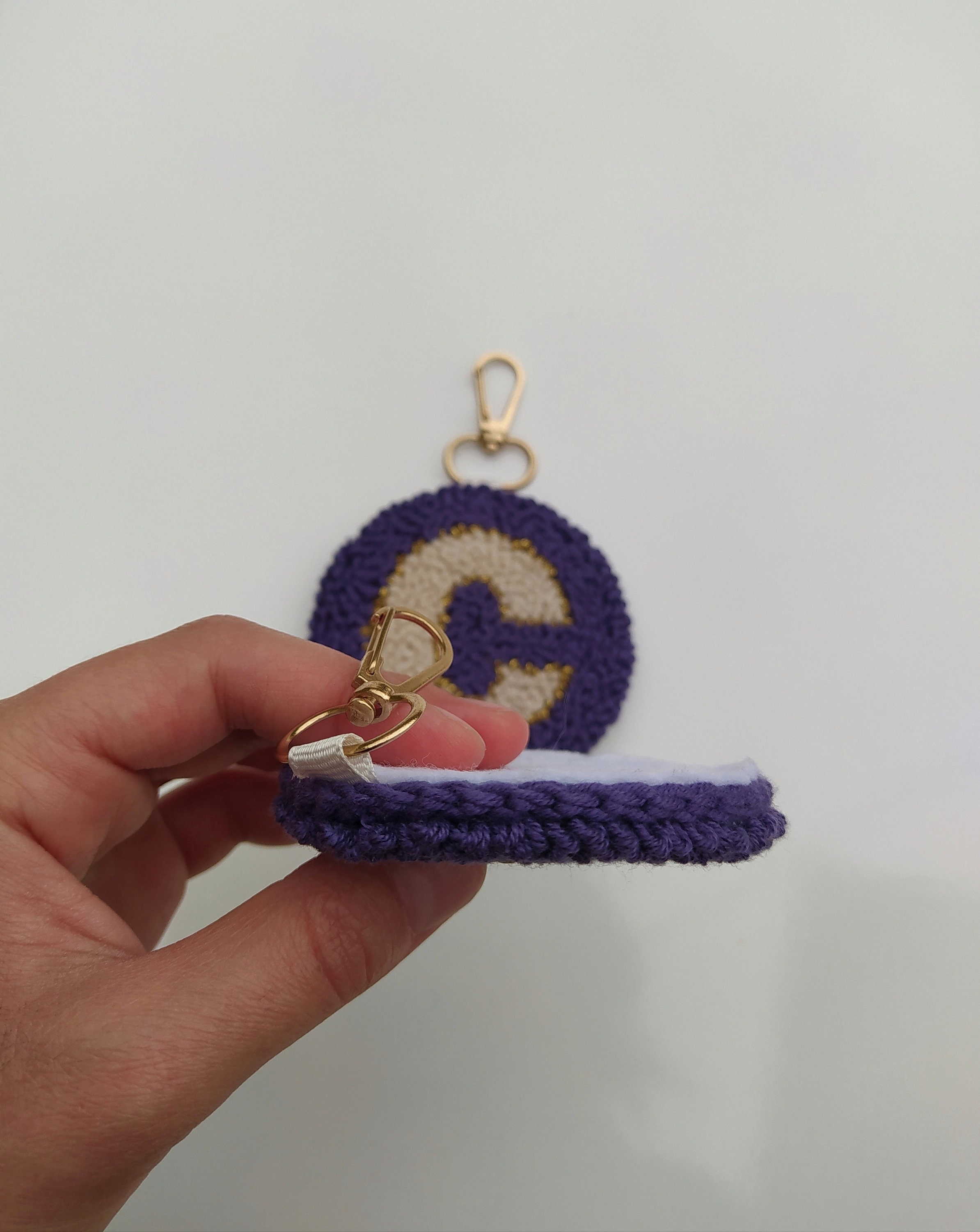 Punch Needle Keychain, Car Accessories, Christmas Gift,keychain for