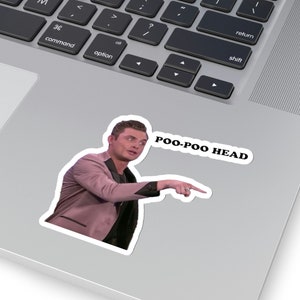 Poo-Poo Head Sticker | VPR James Kennedy