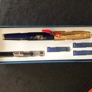 Custom-made 10K Gold Nib Fountain Pen Set