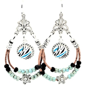 CHOSEN Chandelier Earrings, Chosen Necklace Bo-ho Jewelry, Chosen Bohemian Earrings, Chosen ,Against The Current Earrings