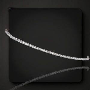 925 sterling silver tennis bracelet/cubic zirconia bracelet
