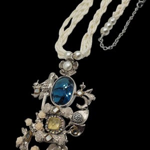 Pearl Turkish necklace/pearl ling necklace