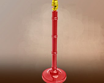 Red Bamboo Lamp