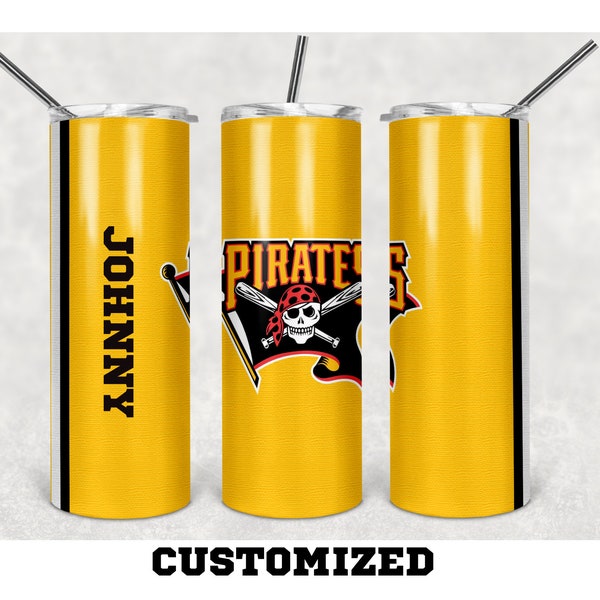 Personalized Pittsburgh Pirates Tumbler