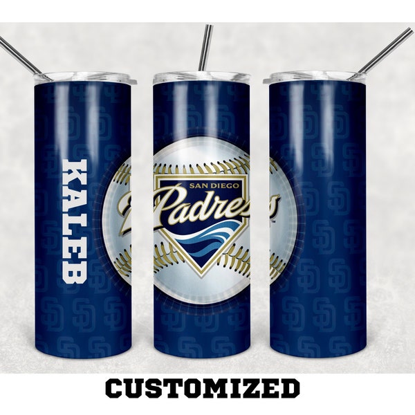 San Diego Padres Tumbler Etsy