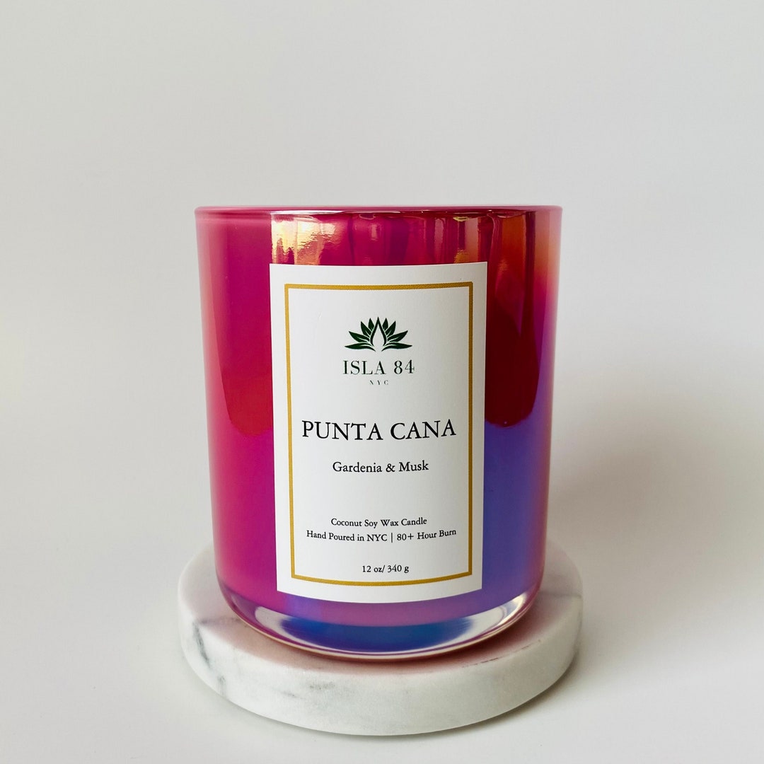Punta Cana Coconut Soy Wax Candle Dominican Candles DR Candles