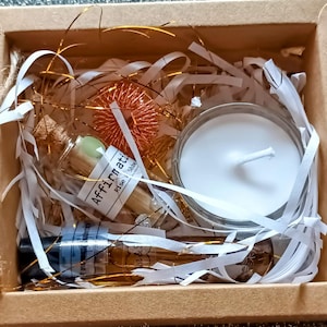 Kit de autocuidado "Ritual Matutino": aromaterapia, caja de regalo de mindfulness, afirmaciones inspiradoras, regalo de bienestar para ella
