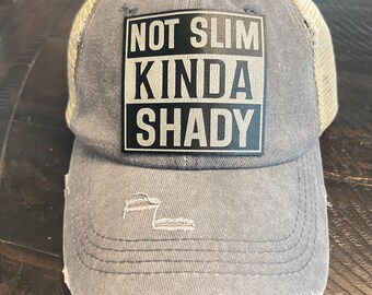 NotySlim Kinda Shady Distressed Cap