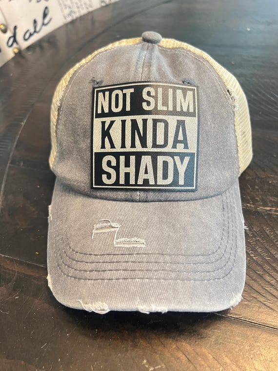 NotySlim Kinda Shady Distressed Cap