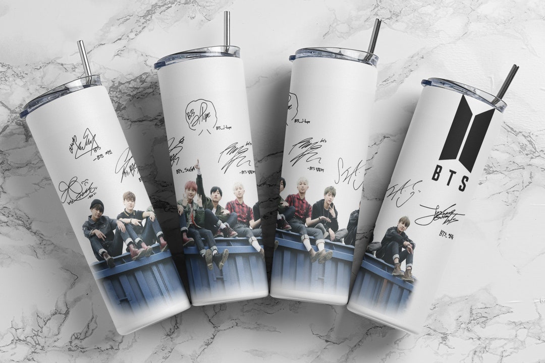 Bts Merch, Bts Gift, Bts Tumbler, Kpop Tumbler, 20oz Straight Skinny
