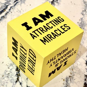 Healing Affirmation Cube