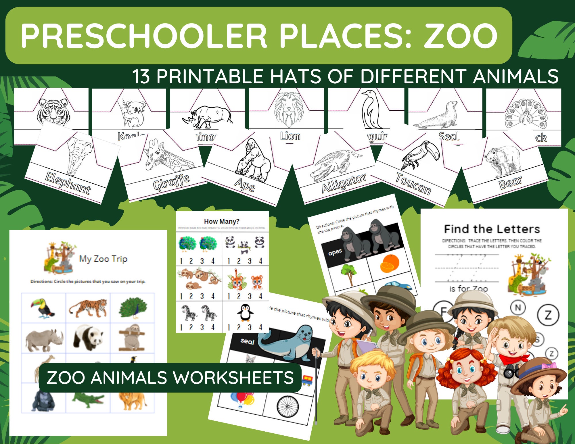 zoo-toddler-activities-printable-hats-for-your-zoo-pals-printable