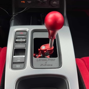 11th Gen Civic TYPE R Shift Boot Delete Plate: Matte Black ABS (2022-2025)