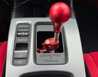 11th Gen Civic TYPE R Shift Boot Delete Plate: Matte Black ABS (2022-2025)