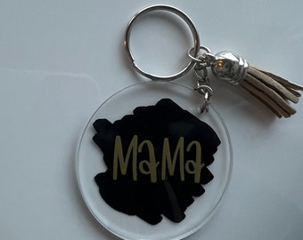 Mama keychain with tassel