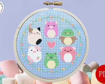 Squishmallow Cross Stitch Pattern