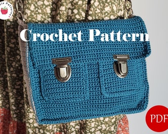 Messenger Styled Crossbody Purse Crochet Pattern